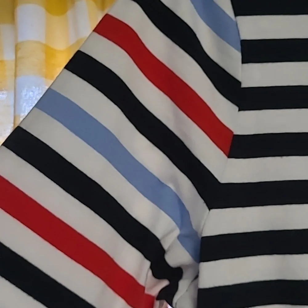 5/$25- Talbots Multi-Color Striped Top - Picture 4 of 5